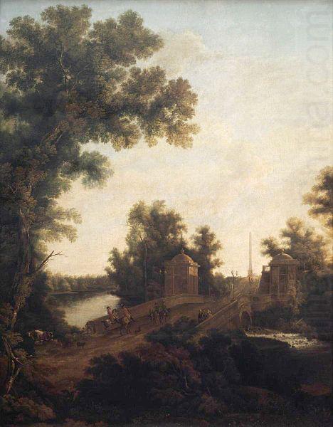 Semyon Shchedrin The Stone Bridge in Gatchina near Constable Square oil painting picture